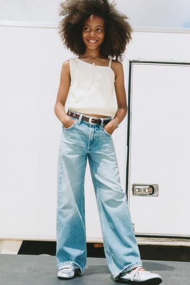 ASYMMETRIC BEADED KNIT TOP - Ecru by Zara