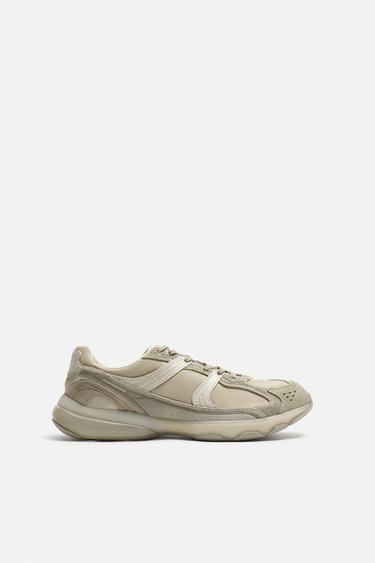 MONOCHROME TRAINERS - Taupe Grey by Zara