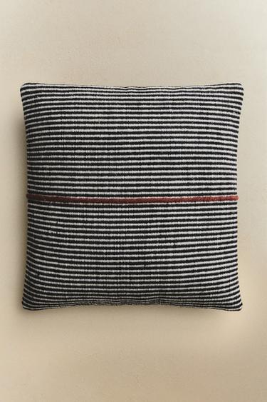KILIM CUSHION COVER - Light beige by Zara