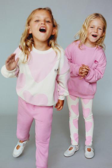 PRINTED SWEATSHIRT - Pink by Zara