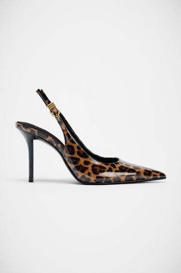 ANIMAL PRINT HIGH-HEEL SHOES - Leopard by Zara