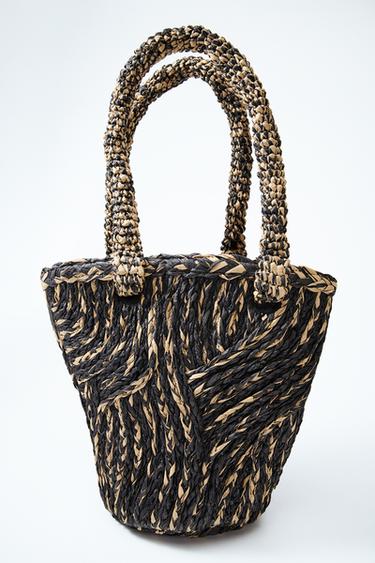 BRAIDED TOTE BAG - Multicoloured by Zara