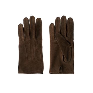 ORIGINS SUEDE LEATHER GLOVES - Brown by Zara