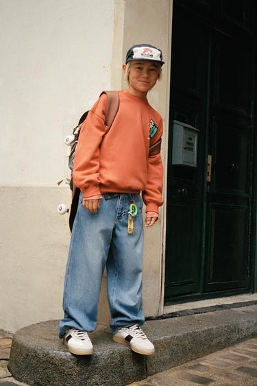 LEATHER SNEAKERS - White by Zara