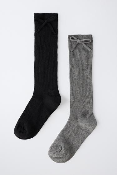 2-PACK OF LONG BOW SOCKS - Black by Zara