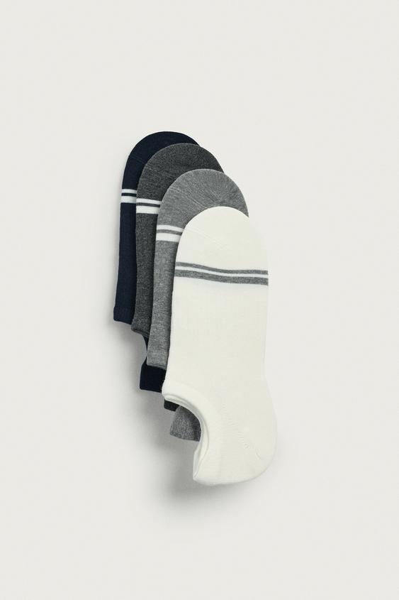 4-PACK OF SHORT STRIPED SOCKS - various by Zara - Image 0