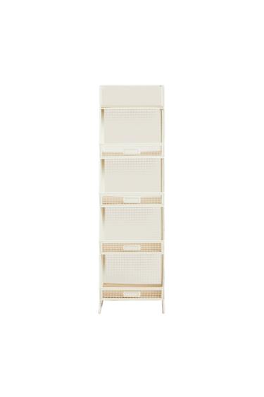 STORAGE UNIT WITH SHELVES - Light beige by Zara