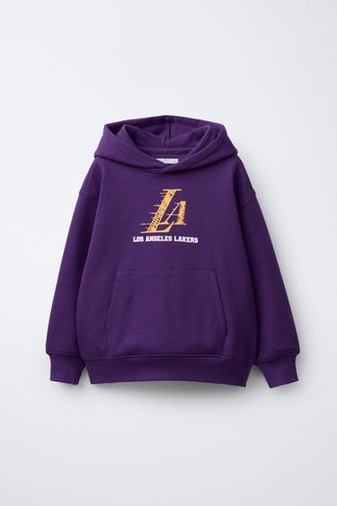 NBA - LOS ANGELES LAKERS HOODIE - Purple by Zara