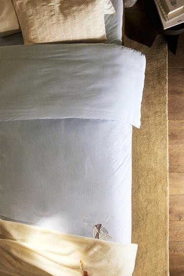 KIDS' RABBIT COTTON DUVET COVER - Blue by Zara