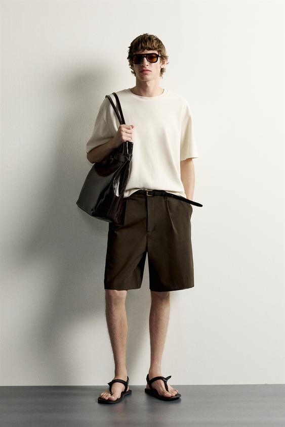SOFT RELAXED FIT T-SHIRT - Oyster-white by Zara - Image 0