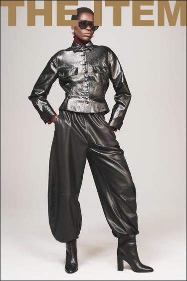 FAUX LEATHER PEPLUM JACKET - THE ITEM ZARA WOMAN - Black by Zara