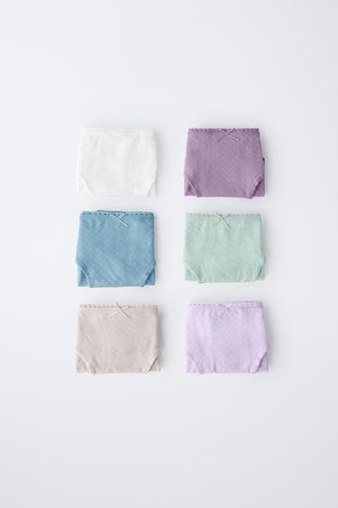 2-6 YEARS/ SIX-PACK OF STRUCTURED BRIEFS - Multicoloured by Zara - Image 0
