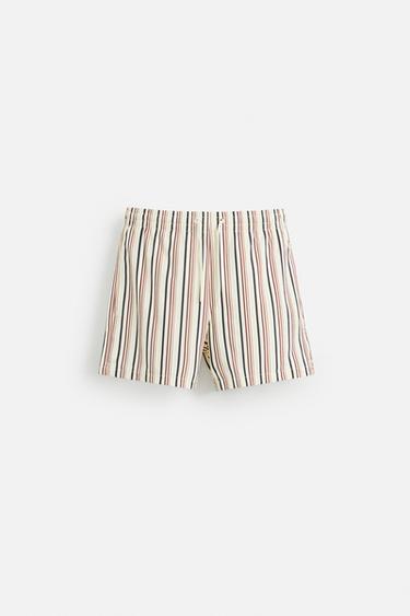 STRIPED MID-LENGTH SWIMMING TRUNKS - various by Zara - Image 0