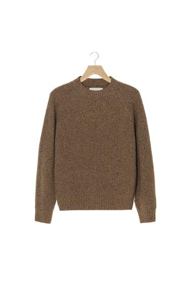 PURL KNIT BOTONATO JUMPER ORIGINS - camel by Zara