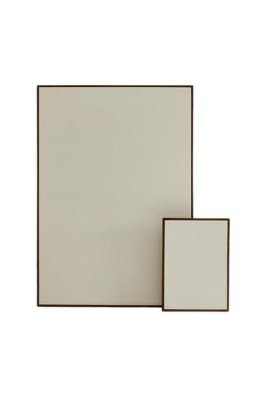 WOODEN MAGNETIC BOARD - Brown by Zara