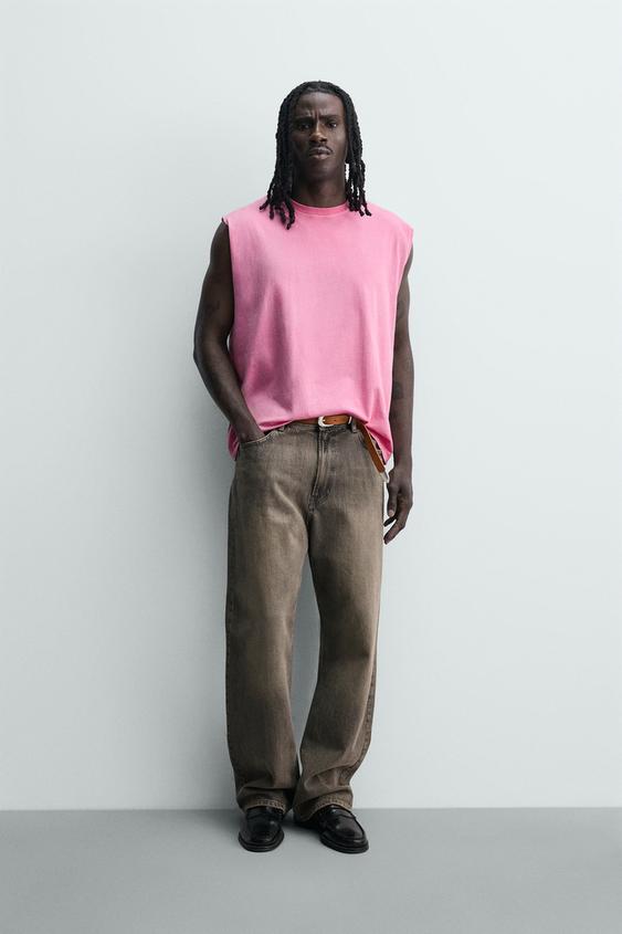 FADED TANK TOP - Neon pink by Zara - Image 0