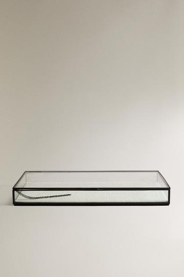 JEWELLERY BOX WITH BLACK METAL BORDER - Black by Zara