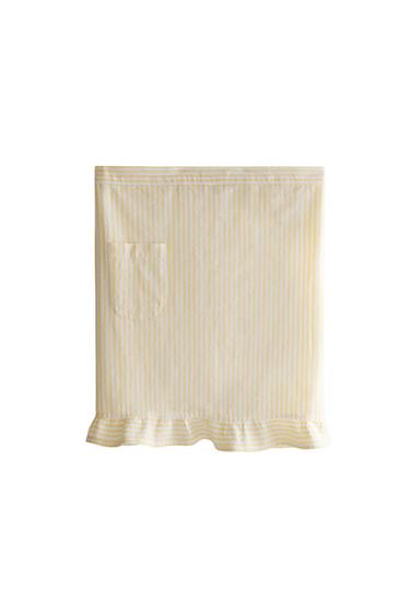 STRIPED APRON WITH RUFFLE TRIM - Yellow by Zara