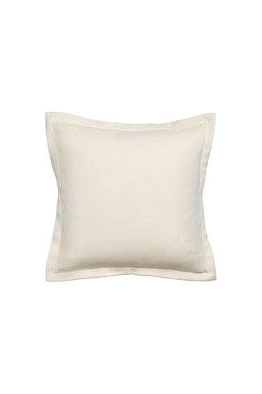 PERCALE CUSHION COVER - Ecru by Zara