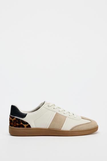 COLOUR COMBINATION TRAINERS - Ecru White by Zara