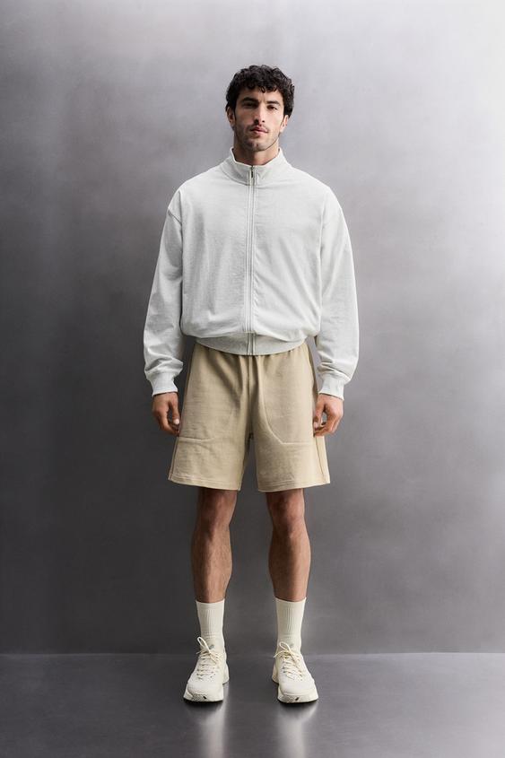 HEAVYWEIGHT 9" SWEATSHORTS - Sand by Zara - Image 0