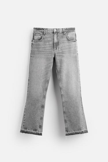 FLARE FIT JEANS - Grey by Zara