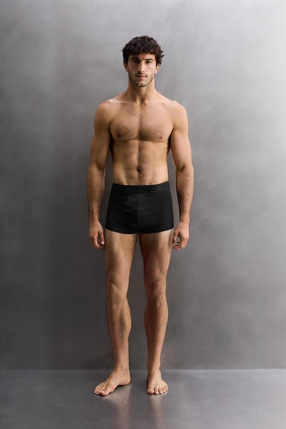 3-PACK OF COMBINATION BOXERS - Black by Zara - Image 0