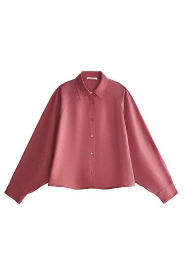 PLEATED SHIRT - Pink by Zara