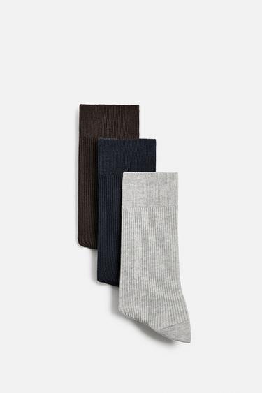 3-PACK OF RIBBED SOCKS - various by Zara - Image 0