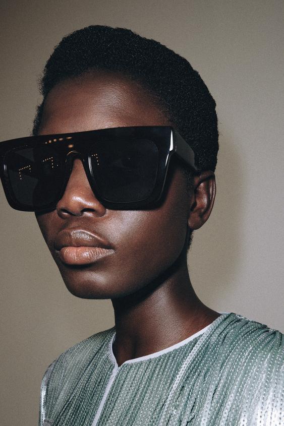 SQUARE SUNGLASSES - Black by Zara - Image 0