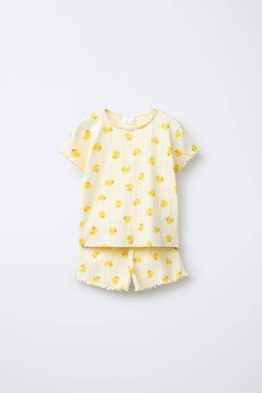 6-14 YEARS/ RIB DUCKLING PYJAMAS - Yellow by Zara - Image 0