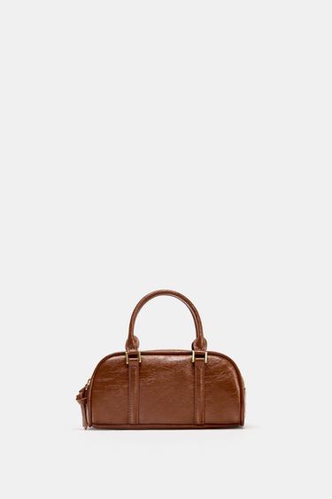 MINI BOWLING BAG - Orange by Zara