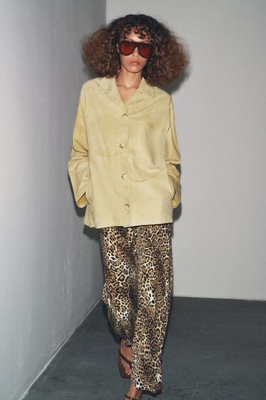 ZW COLLECTION LONG SKIRT - Leopard by Zara