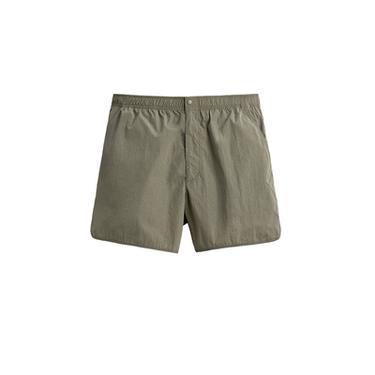 SHORT TECHNICAL BERMUDA SHORTS - Grey green by Zara