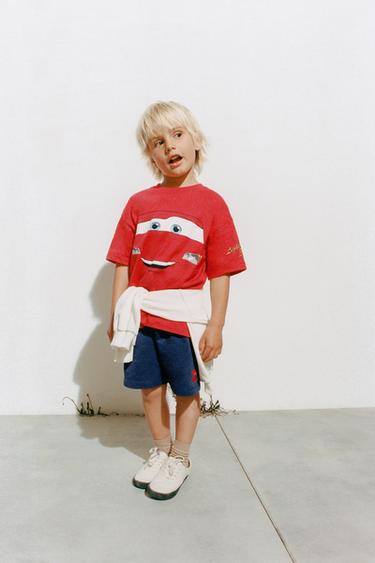 CARS LIGHTNING MCQUEEN © DISNEY/PIXAR T-SHIRT AND BERMUDA SHORTS SET - Red by Zara