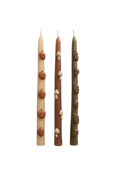 PUMPKIN SPICE SCENTED CANDLE PACK (PACK OF 3) - Pumpkin by Zara