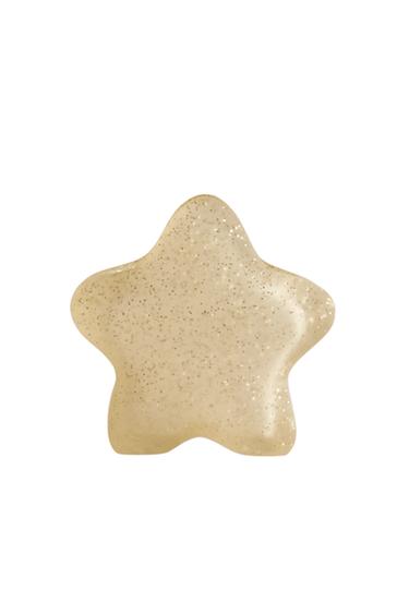 KIDS' GLITTER STAR TOOTHBRUSH HOLDER - Yellow by Zara