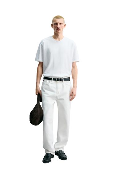 HEAVYWEIGHT SHORT SLEEVE T-SHIRT - White by Zara