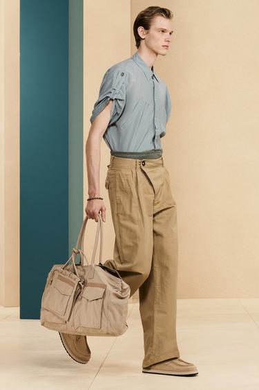 FLD SHRT 14 - Light blue by Zara
