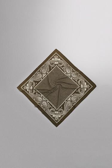 GEOMETRIC PRINT BANDANA - Oil by Zara