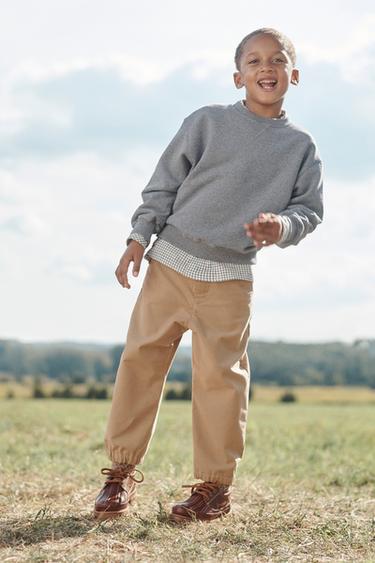 LIMITED EDITION JOGGING TROUSERS - camel by Zara