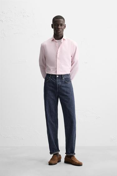 COTTON/LYOCELL SHIRT - Pale pink by Zara - Image 0