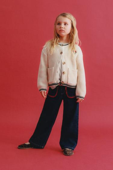 MINNIE MOUSE © DISNEY EMBROIDERED CARDIGAN - Ecru by Zara