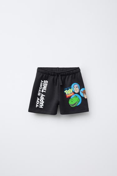 TOY STORY © DISNEY PLUSH BERMUDA SHORTS - Black by Zara