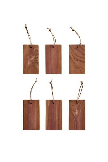 PACK OF WARDROBE CEDAR BLOCKS (PACK OF 6) - Light beige by Zara