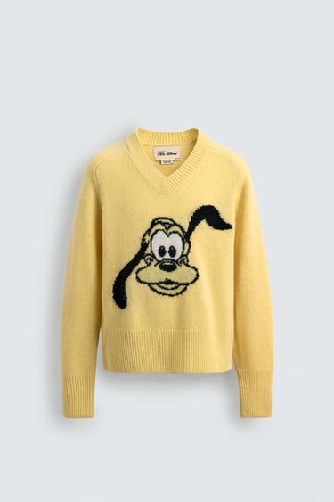 PLUTO WOOL JUMPER HARRY LAMBERT FOR ZARA X DISNEY - Yellow by Zara