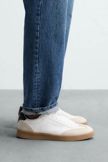 TRAINERS WITH CONTRAST SOLE - White by Zara - Image 0