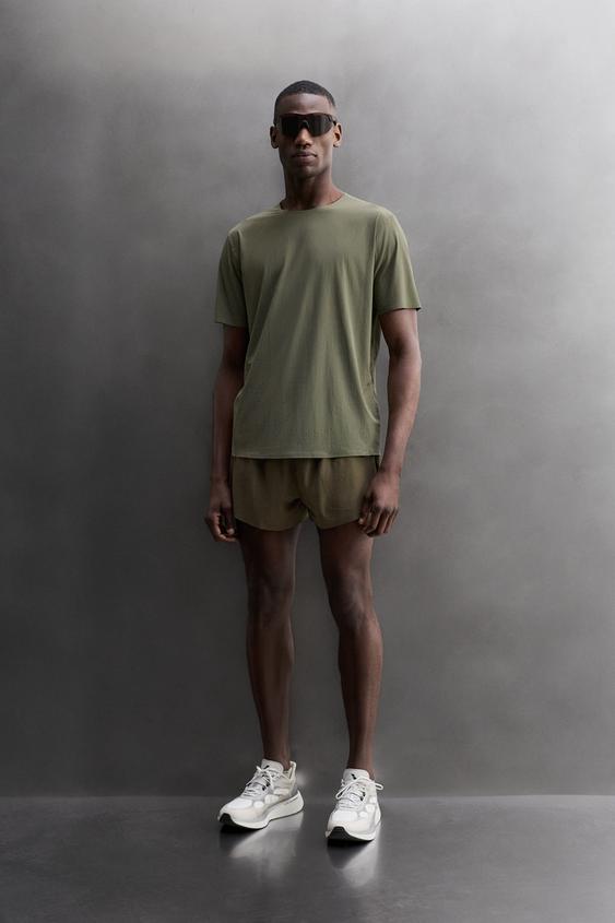 TECHNICAL TEXTURED T-SHIRT - Anthracite grey by Zara - Image 0
