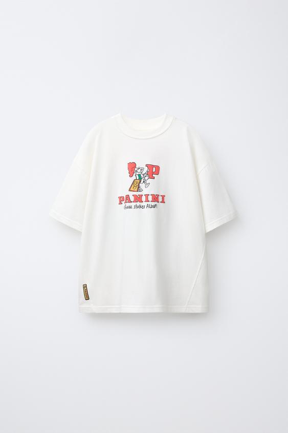 PANINI © PRINT T-SHIRT - White by Zara - Image 0
