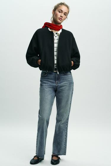 SOFT BOMBER JACKET - Black by Zara - Image 0